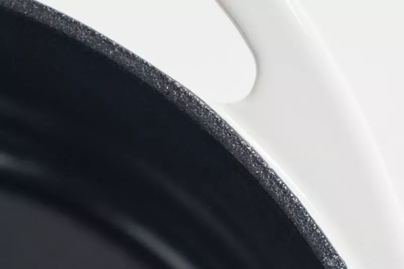 Black glazed pot