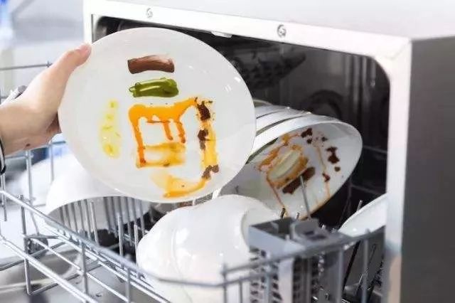 Dishwasher cannot handle large food scraps