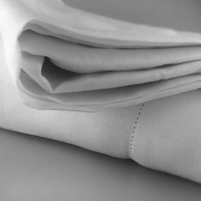 High thread count linen bedding