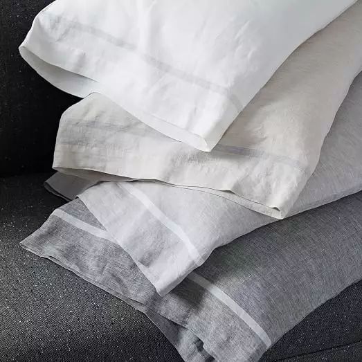 linen sheets west elm